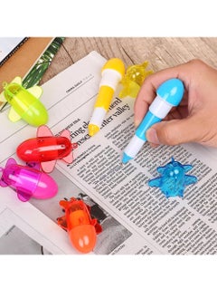 KASTWAVE Mini Plane Ballpoint Pen, 30 Pcs Cute Cartoon Retractable Ball Pen for Kids, Mini Cute Nurse Pens, Airplane Party Favors for Student School Office Supplies, Random Color  - Image 4