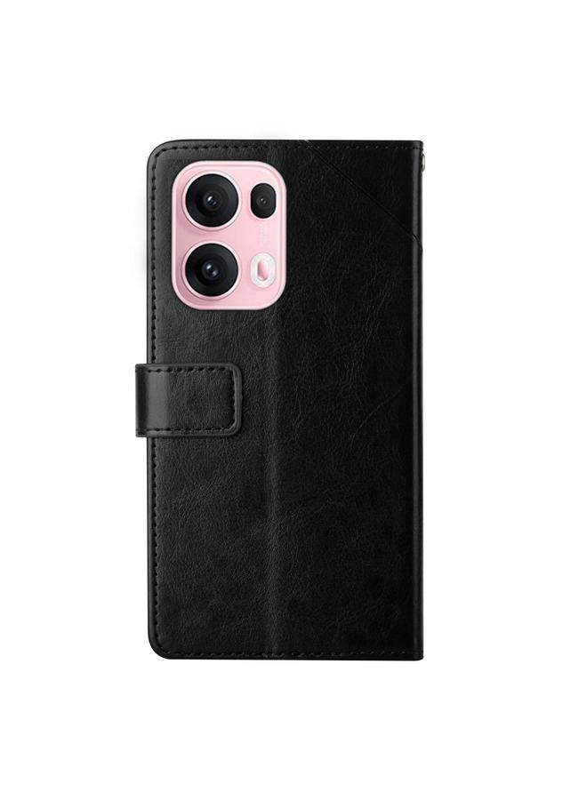 S-TOP Case For OPPO Reno13 Pro Global Y-shaped Pattern Flip Leather Phone Case - Image 3