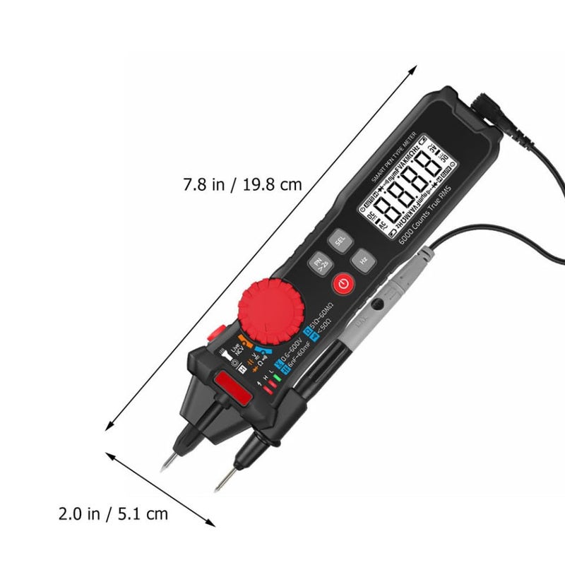 Automatic Digital Multimeter Pen Type Voltage Tester Portable High Precision Electrical Tool - Image 3