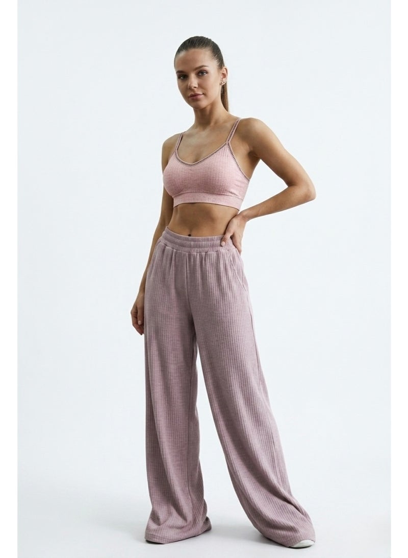 Women’s Ribbed Crop Cami Top with Thin Straps 5 PCS PACK - Image 5
