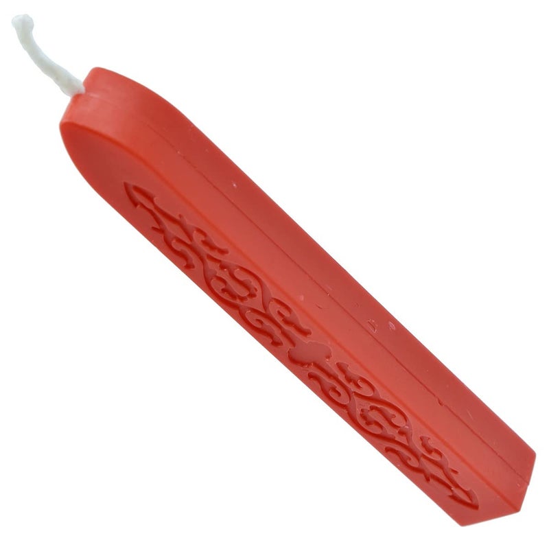 Generic 53ARTS Sealing Seal Wax Sticks Wicks for Postage Letter Red Pack of 5  - Image 3
