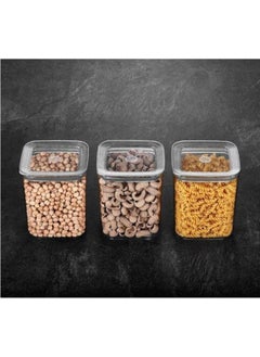 vip ahmet Sude Square Storage Container Set 3 x 900 ml. VP-263  - Image 1