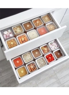 vip ahmet Sude Square Storage Container Set 3 x 900 ml. VP-263  - Image 2