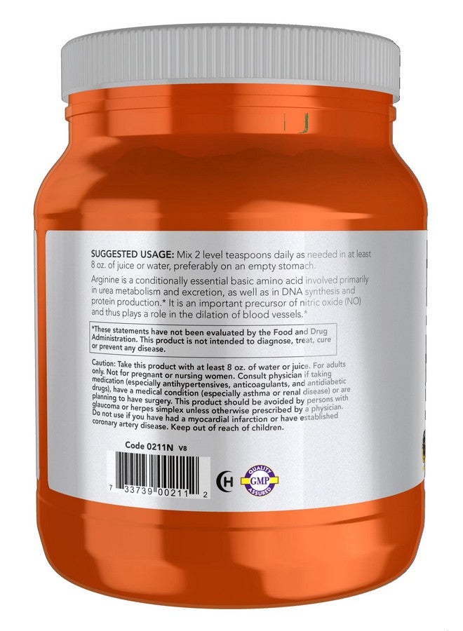 now Sports Nutrition Larginine Powder Nitric Oxide Precursor Amino Acids 2.2Pound - Image 4