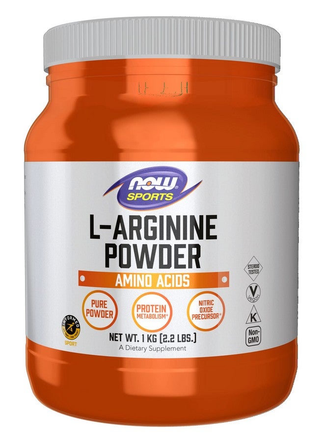 now Sports Nutrition Larginine Powder Nitric Oxide Precursor Amino Acids 2.2Pound - Image 1