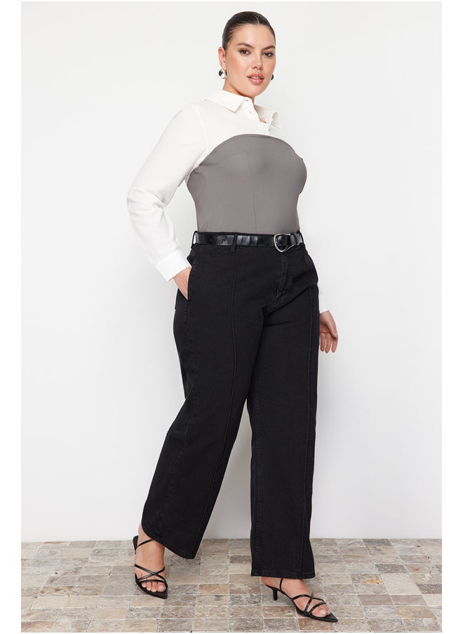 trendyol - Wide Leg Plus Size Jeans - Image 1