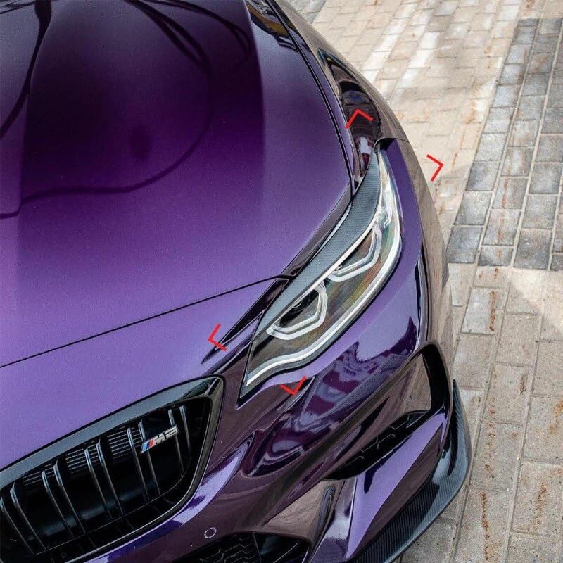 Vuzmode Car Headlight Eyebrow Eyelids Stickers for BMW - Image 5