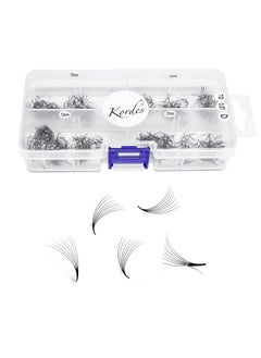 Kordes Premade Fans Lash Extensions By Kordes Mix Size 10 To 13Mm For Professional Use Promade Volume Eyelash Extensions (7D D Curl)  - Image 2