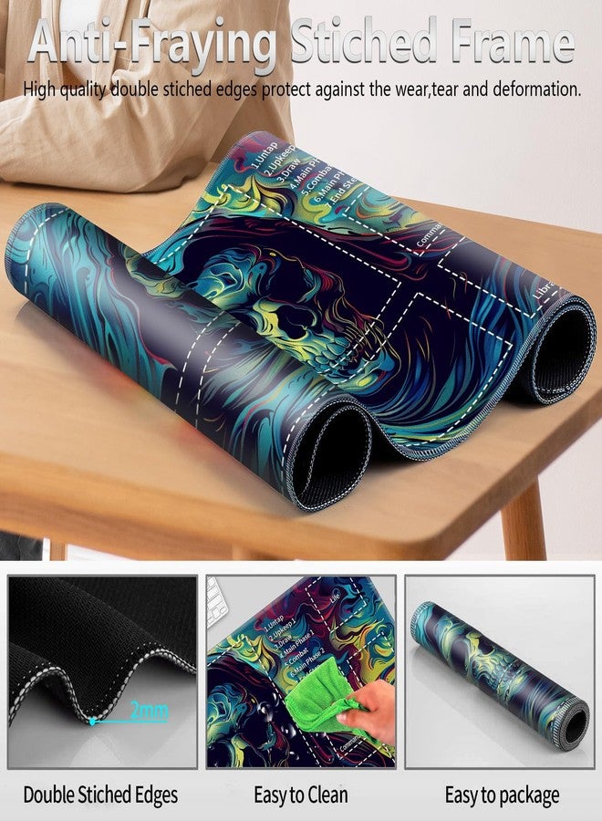 SichKards MTG Playmat with Zones,24x14 inch Card Game Mat with Deck Bag - Image 5