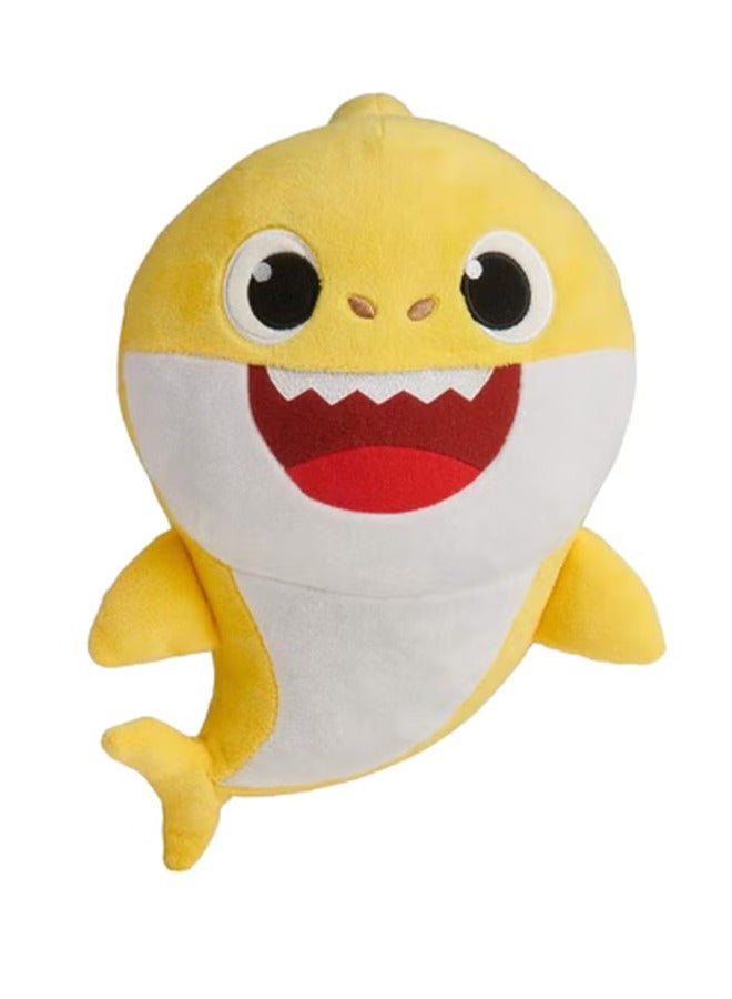 لعبة لطيفة على شكل موسيقى القرش من القطيفة الناعمة مكونة من 4 آيات من أغنية القرش الصغير بوصة سم - Image 1