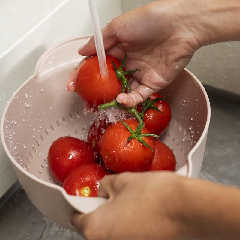 ميبال - مصفاة Chef it - تصميم تصريف سهل يمنع الانسداد - قاعدة مانعة للانزلاق لزيادة الثبات - آمنة للغسيل في غسالة الأطباق - مصفاة مطبخ - 1500 مل - أزرق داكن - Image 5