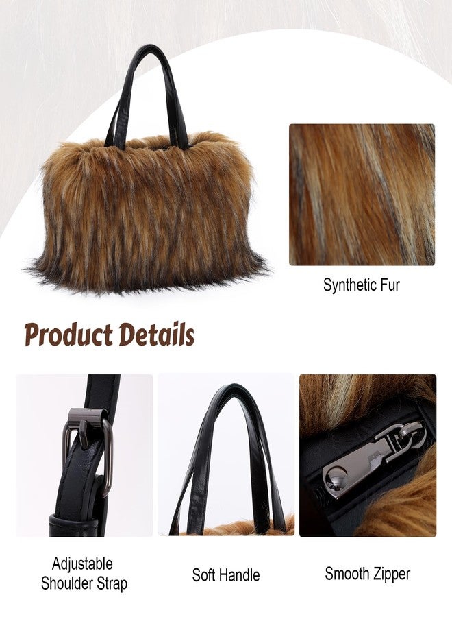 Lanpet Faux Fur Handbag for Women - Image 5