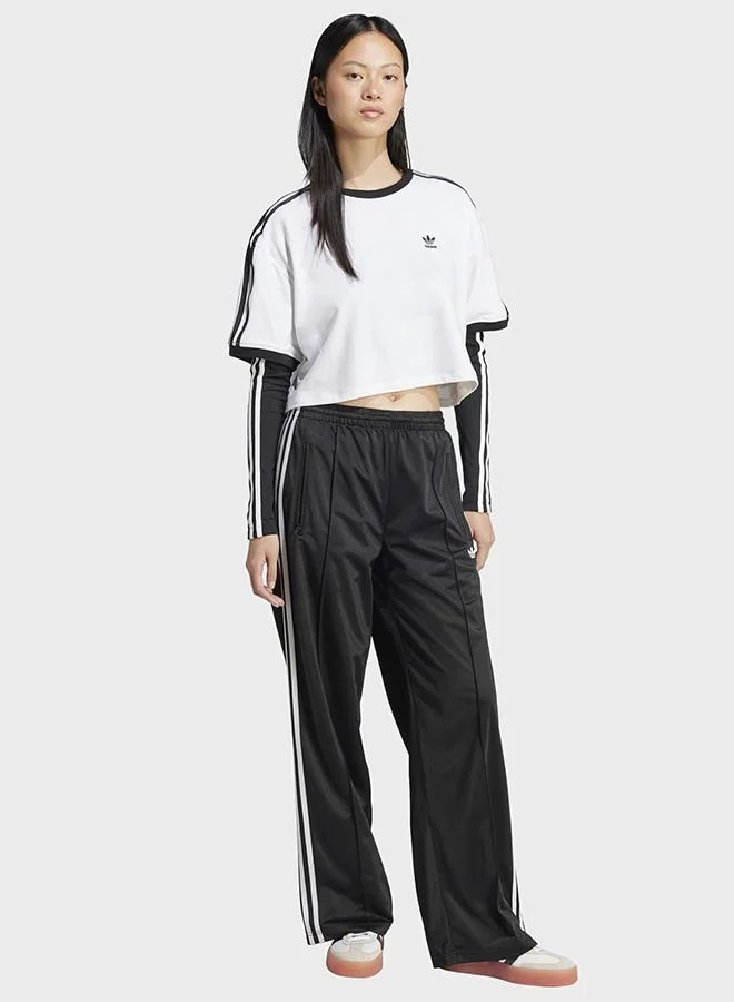 adidas تيشيرت Adicolor 3-Stripes Loose Crop