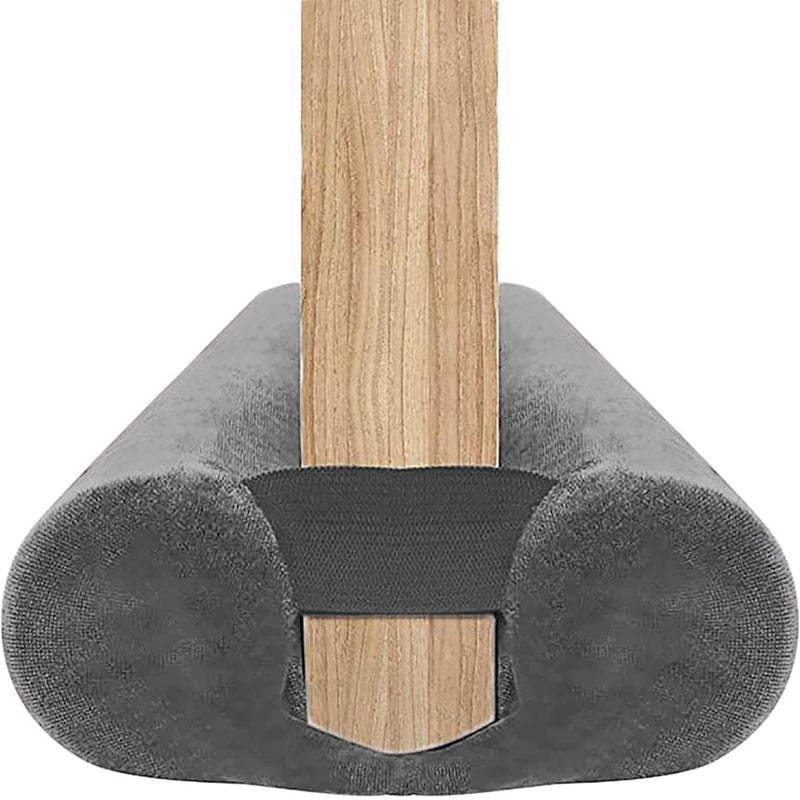 Bksai Door Draft Stopper For Doors No Adhesive Draught Excluder Under Door Wind Blocker For Bottom Of Door Reduce Noise Draught Excluder Sweep Sound Proof (Grey 24-29In / Distance Under The Door 1In) - Image 1