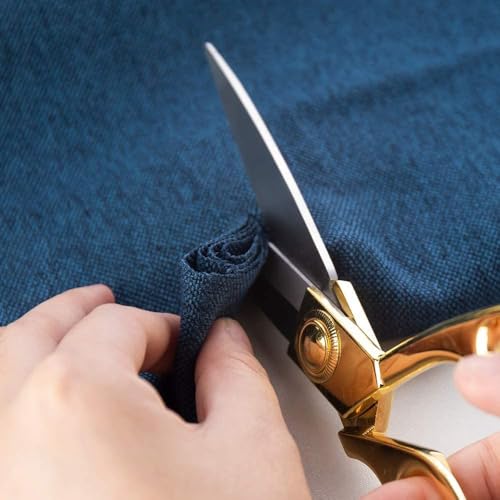 Dinojames Multipurpose 9.5 inch Large Stainless Steel Scissor Golden Pack of 1 - Image 4