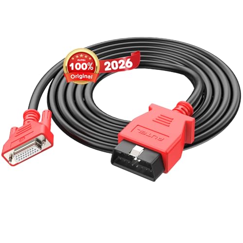 Autel Original OBD2 Main Test Cable 16 Pin 3 Rows OBDII Diagnostic Test Connector Only for MaxiSys MS908P MS908S PRO II MK908 Pro II MS908CV II Elite II MS909 MS919 Ultra Lite Ultra - Image 1