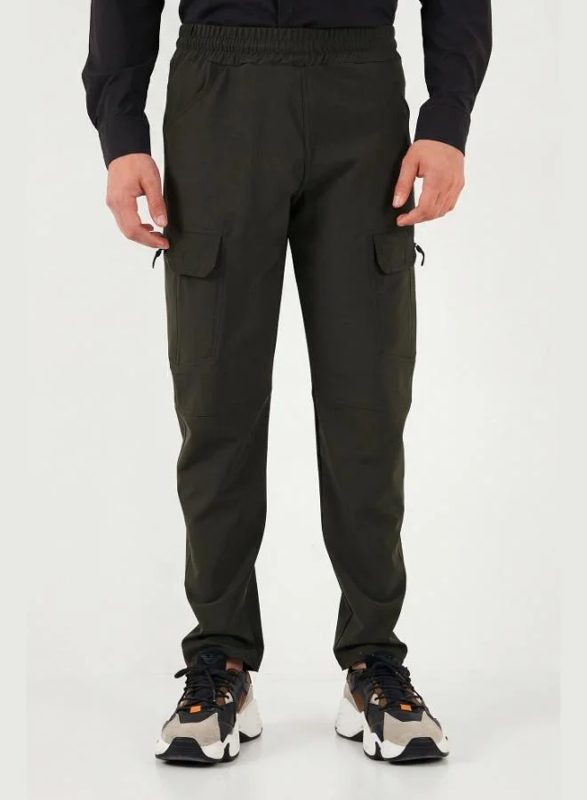 بوراتي Buratti Normal Waist Slim Fit Water Repellent Trekking and Courier Trousers Men's PANTS 693719