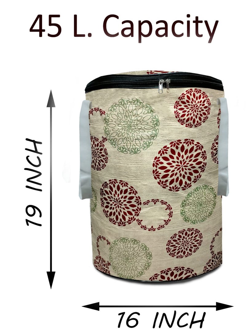 KANUSHI Industries® 100% Waterproof & Dustproof Front Load Automatic Washing Machine Cover (Suitable for 6 Kg, 6.5 kg, 7 kg, 7.5 kg)+1 Pc Designer Laundry Bag(Washing-Front+LB-NW-NEW-11) - Image 4