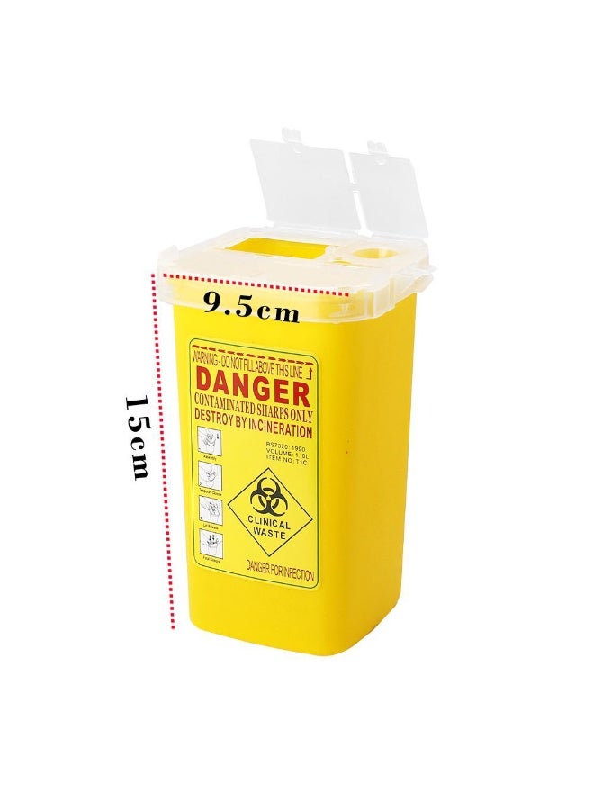 ATOMUS حاوية نفايات تاتو بلاستيكية من ATOMUS، حاوية نفايات بإبرة طويلة للتاتو - Image 4