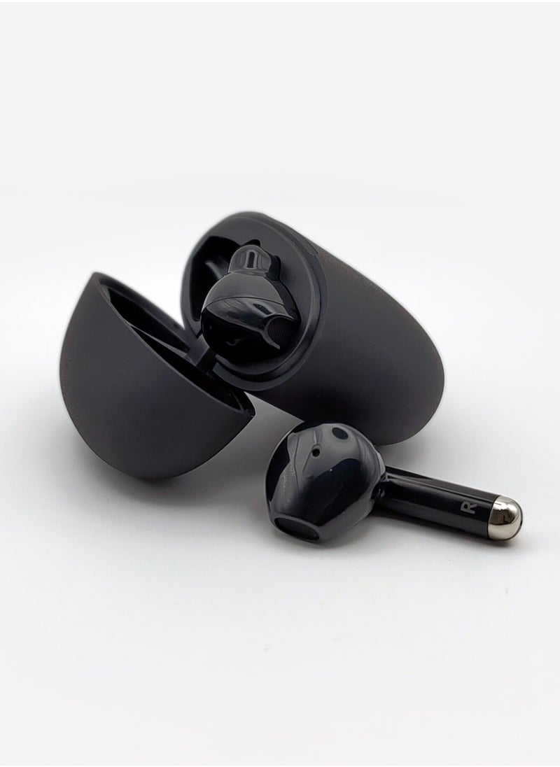 GRABIT - True Wireless Earbuds Mini Compact & Powerful bluetooth connectivity, rich stereo sound, and touch controls in a lightweight (3.4g) design. Enjoy 5 hours of playback with a battery icon display on iOS & Android devices. Compatible with iPhone, Samsung, OnePlus, Xiaomi, Huawei, HONOR, Google Pixel, iPads, and more, perfect for work, travel, and workouts. - Image 1