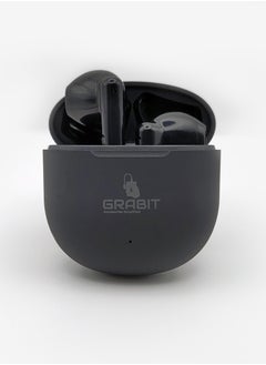 GRABIT True Wireless Earbuds Mini Compact & Powerful bluetooth connectivity, rich stereo sound, and touch controls in a lightweight (3.4g) design. Enjoy 5 hours of playback with a battery icon display on iOS & Android devices. Compatible with iPhone, Samsung, OnePlus, Xiaomi, Huawei, HONOR, Google Pixel, iPads, and more, perfect for work, travel, and workouts.  - Image 4