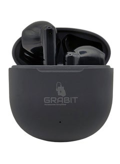 GRABIT True Wireless Earbuds Mini Compact & Powerful bluetooth connectivity, rich stereo sound, and touch controls in a lightweight (3.4g) design. Enjoy 5 hours of playback with a battery icon display on iOS & Android devices. Compatible with iPhone, Samsung, OnePlus, Xiaomi, Huawei, HONOR, Google Pixel, iPads, and more, perfect for work, travel, and workouts.  - Image 2
