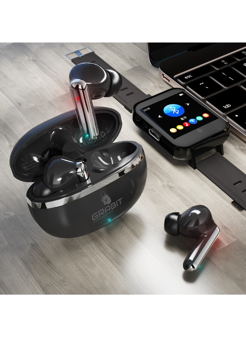 Mini True Wireless Earbuds – Compact, Powerful Sound & Touch Controls