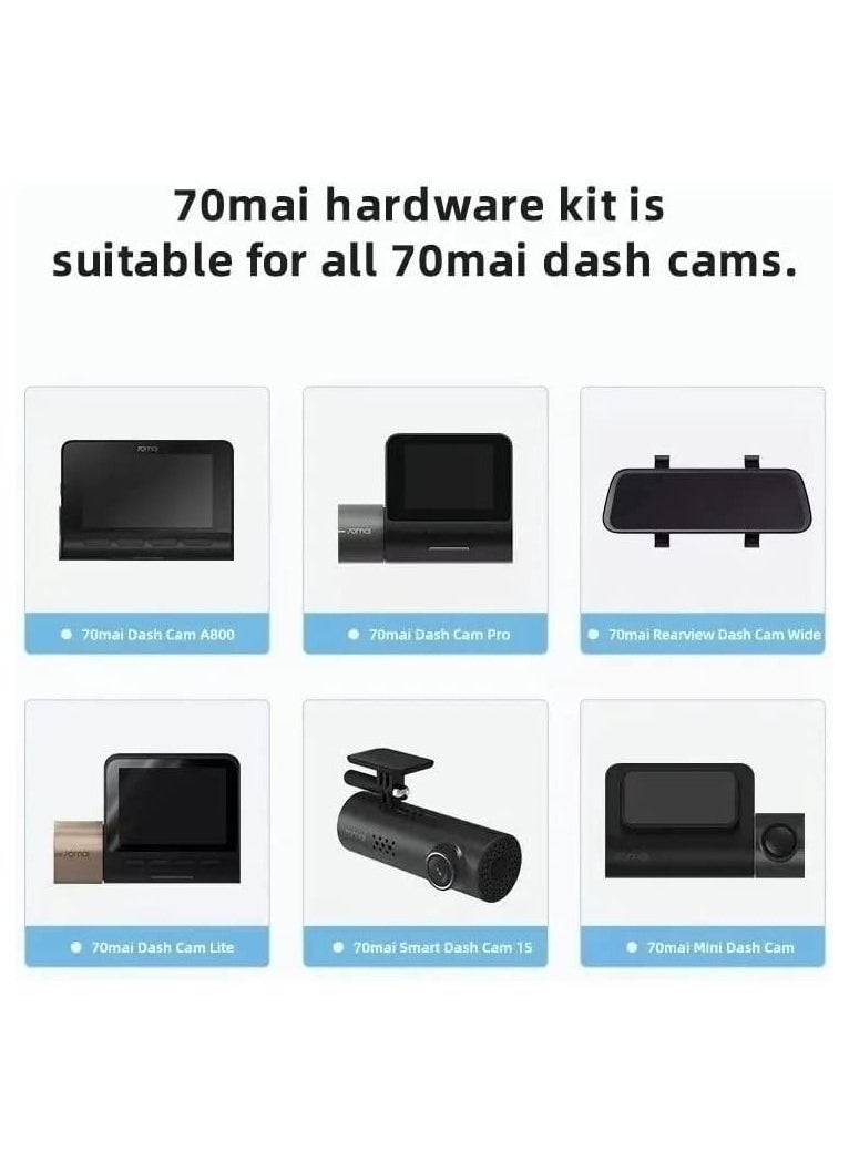 Arabest - 70mai Hardwire Cable Kit for 24H Parking Monitoring A500 A800 DashCam Widemidrive up02 - Image 1