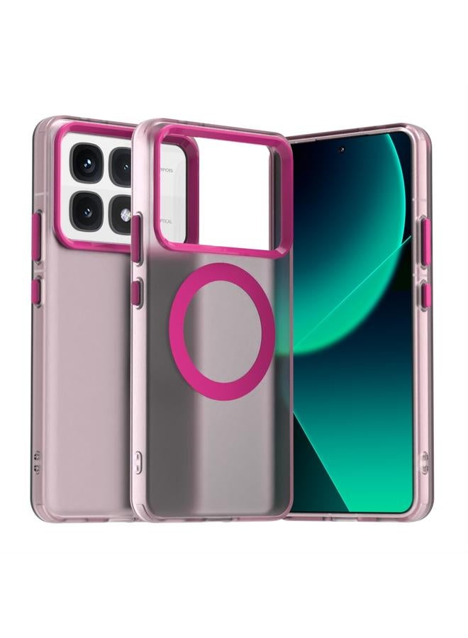 اس-توب جراب لهاتف Redmi K70 Ultra Candy Magsafe PC Hybrid TPU - Image 1