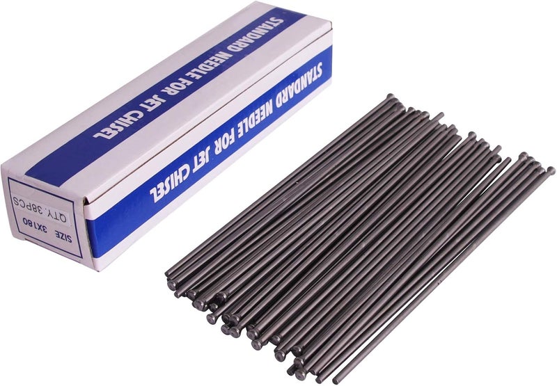SWANSOFT Descaling Needles for Needle Scaler, 38 Pcs Replacement Needles Set, 7' Length - Image 1