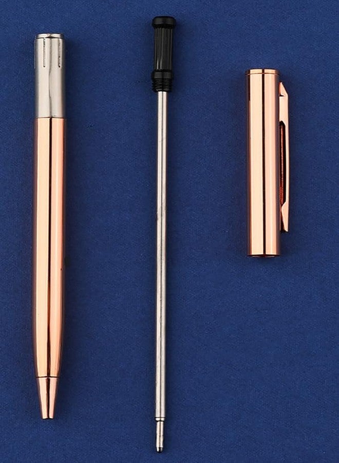 Gullor 3 Pieces Retractable Ballpoint Pen, Slim Metal Pens, 1.0mm Medium Point Black Ink, Silver - Image 5