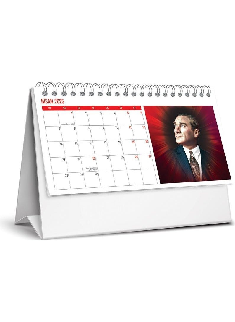 Sharp Color 2025 Triangle Desk Calendar Atatürk - pzsku/Z3F7B9E6E211CC4254157Z/45/_/1729174774/2b2377fe-13de-4e6d-a4af-869a55607621