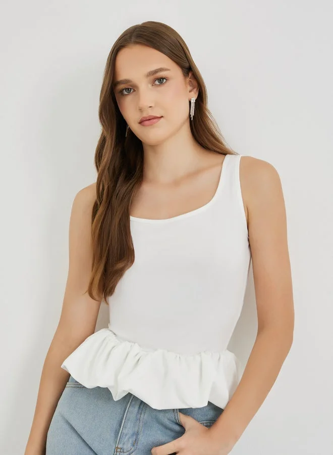 تايك تو توب كامي بدون أكمام بتصميم بالون