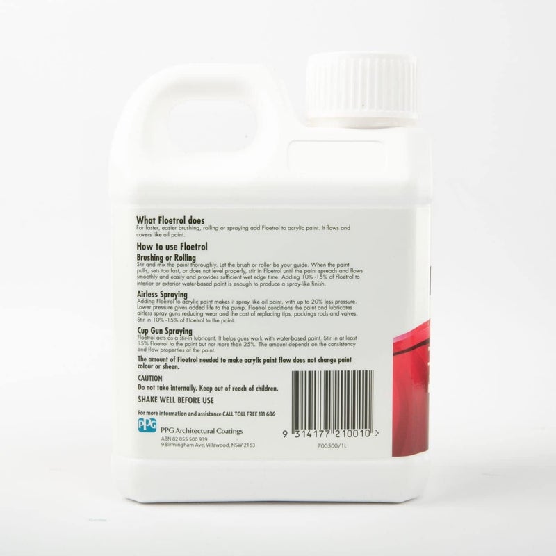 Flood Floetrol Acrylic Paint Additive and Stain Conditioner 1L - Made in Australia - Image 3