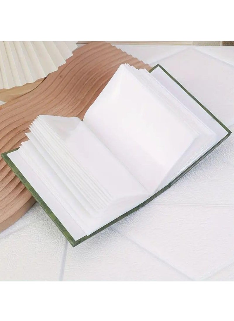 KCDMBUE Photo Album Book for 10 x 15 cm Photos, Holds 100 Pictures, Textured Decorative Cover, Keepsake Memory Album for Photo Collection, Travel, Family, Wedding & Baby Moments (Style 3)  - Image 4