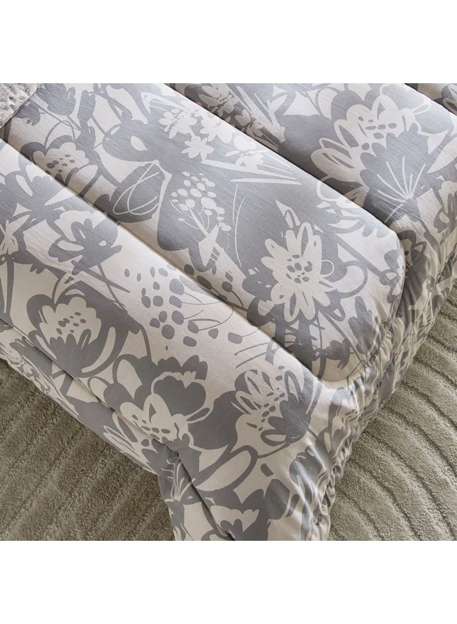 Home Box Aurora Heya 2-Piece Printed Cotton Single Comforter Set 220 x 135 cm