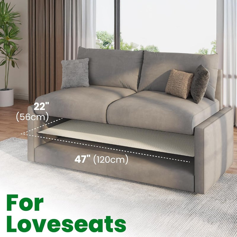 ECOHomes Couch Cushion Grip Pad, Couch Cushion Non Slip Pads Keep Sofa Cushions from Sliding - Anti Slip Sofa & Patio Grips Mattress Gripper Stopper Stop Slide & Prevent Sliding (Loveseat, 22" by 47") - Image 3