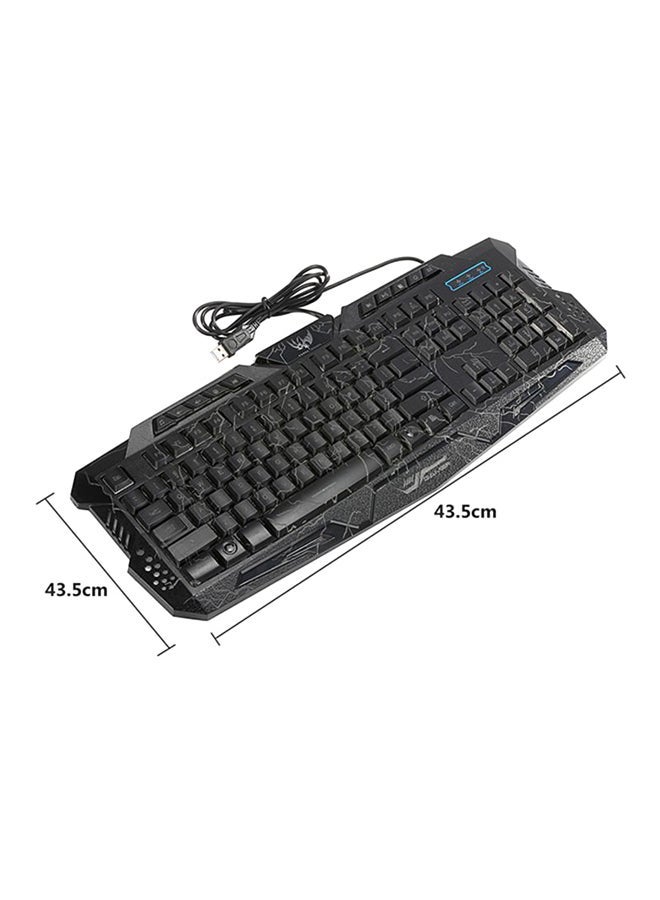 FR 1 Gaming Wired Keyboard With Mouse With Unique Design TX35 single keyboard Black - Image 3