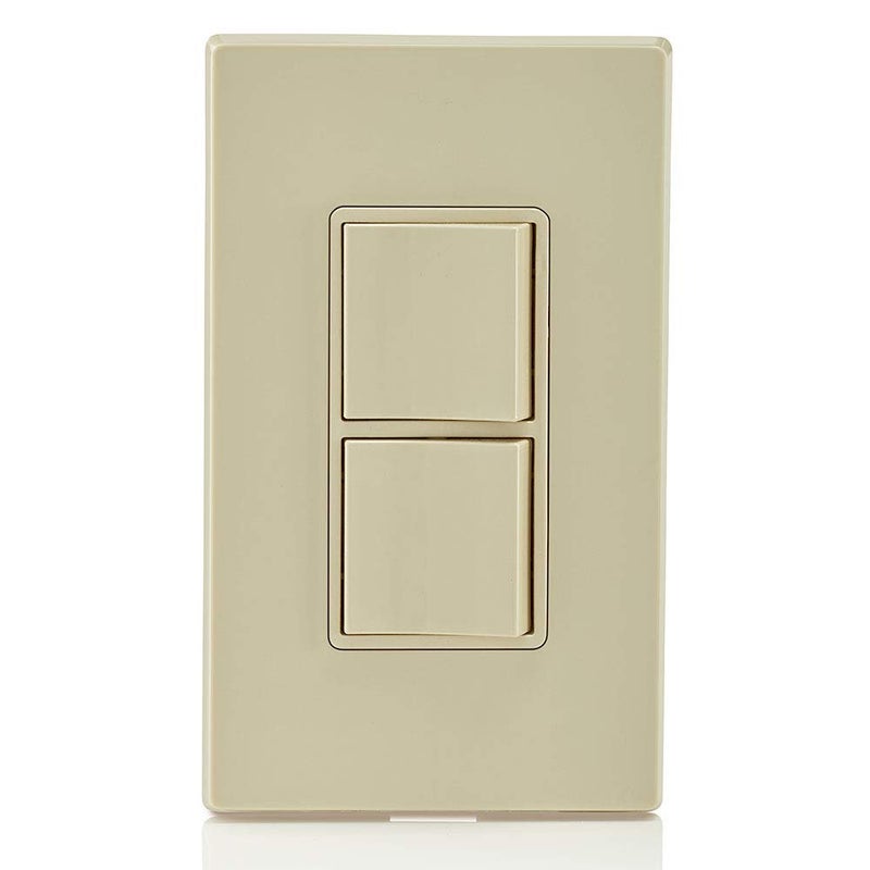 Leviton 15 Amp, 120/277 Volt, Decora Single-Pole, AC Combination Switch, Commercial Grade, Grounding, 5634-I, Ivory - Image 5
