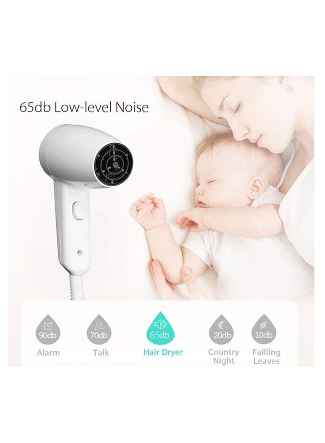 Arabest Wall Mounted Hair Dryer Installable Hair Dryer Professional Hair Dryer Suitable for Hotel Bathroom Home and Travel - Image 2