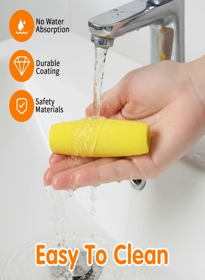 Thrymme 10Pcs Foam Grip Tubing, Adaptive Utensils for Elderly No-Cut Foam Grip Aid for Utensils Comfortable Padding for Disabled & Arthritic Hands, 3.5 Inch, Easy to Use - Image 4