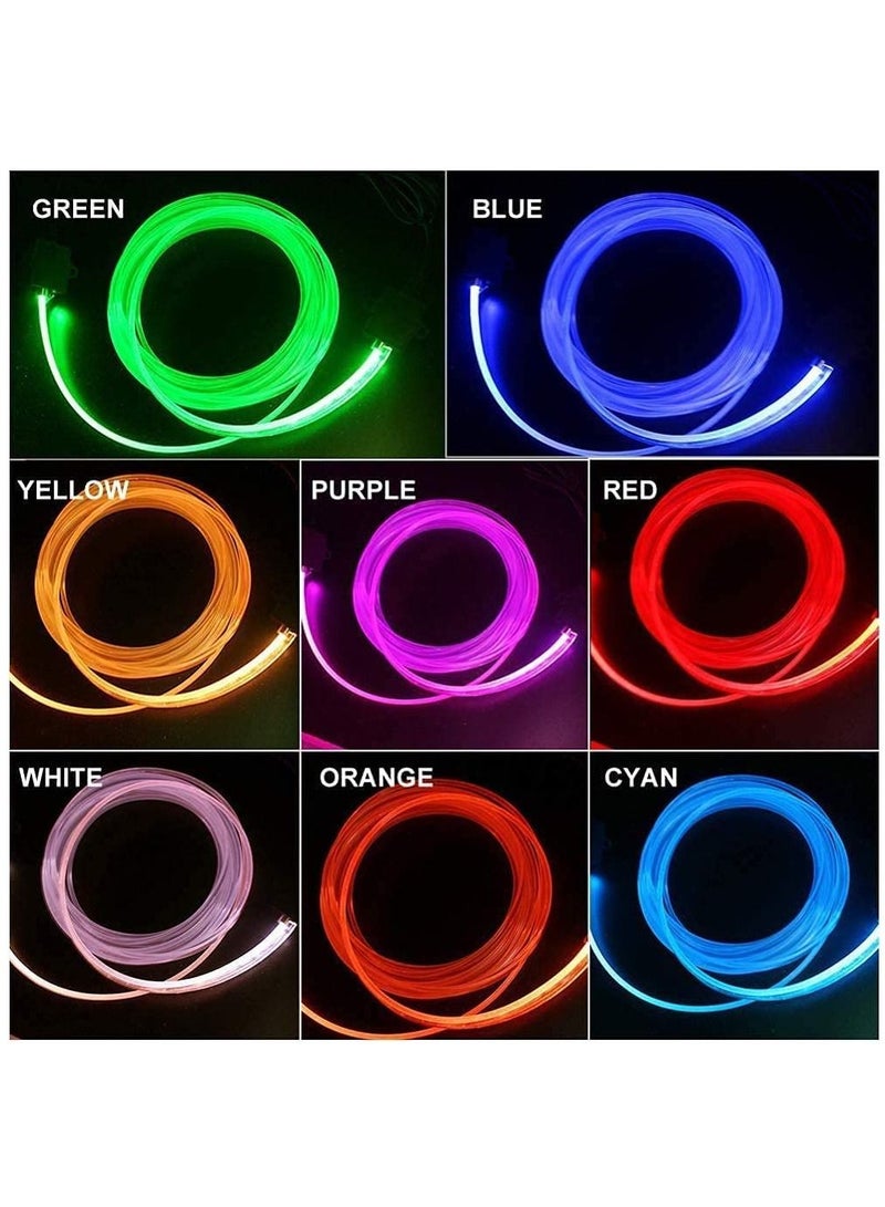 GT-Wheel Car LED Strip Lights, Multicolor RGB Car Interior Lights,16 Million Colors with Fiber Optic, Ambient Lighting Kits, Sound Active Function, and Wireless Bluetooth APP Control (2 in 1 <4 meters>)  - Image 5