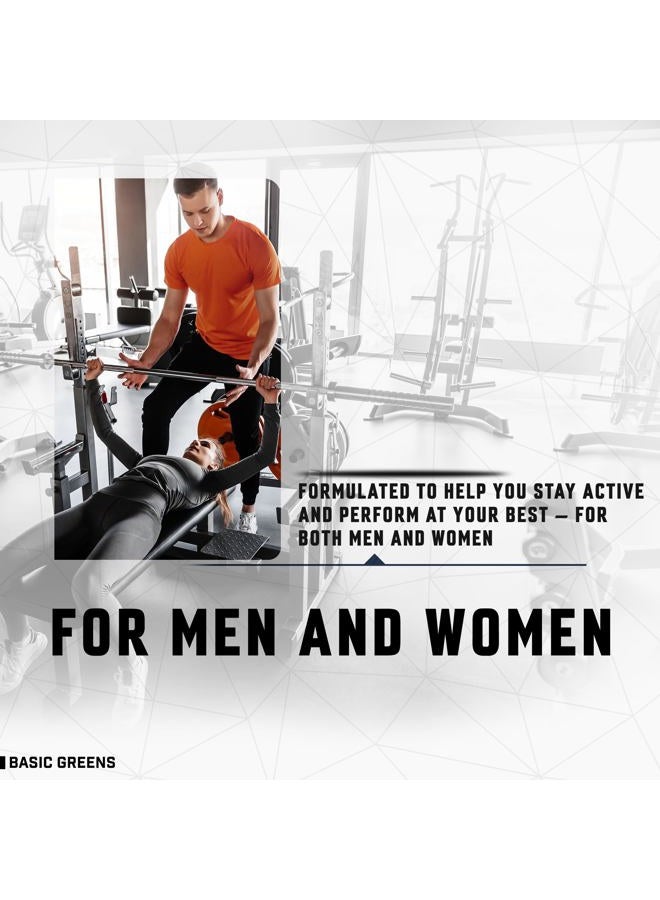 BASIC GREENS L-Arginine 3000mg Nitric Oxide Supplement for Men and Women – Non-GMO Vegan Capsules with Beet Root for Circulation, Endurance, Energy, Stamina, Performance and Workout Support – 90 Caps - Image 5