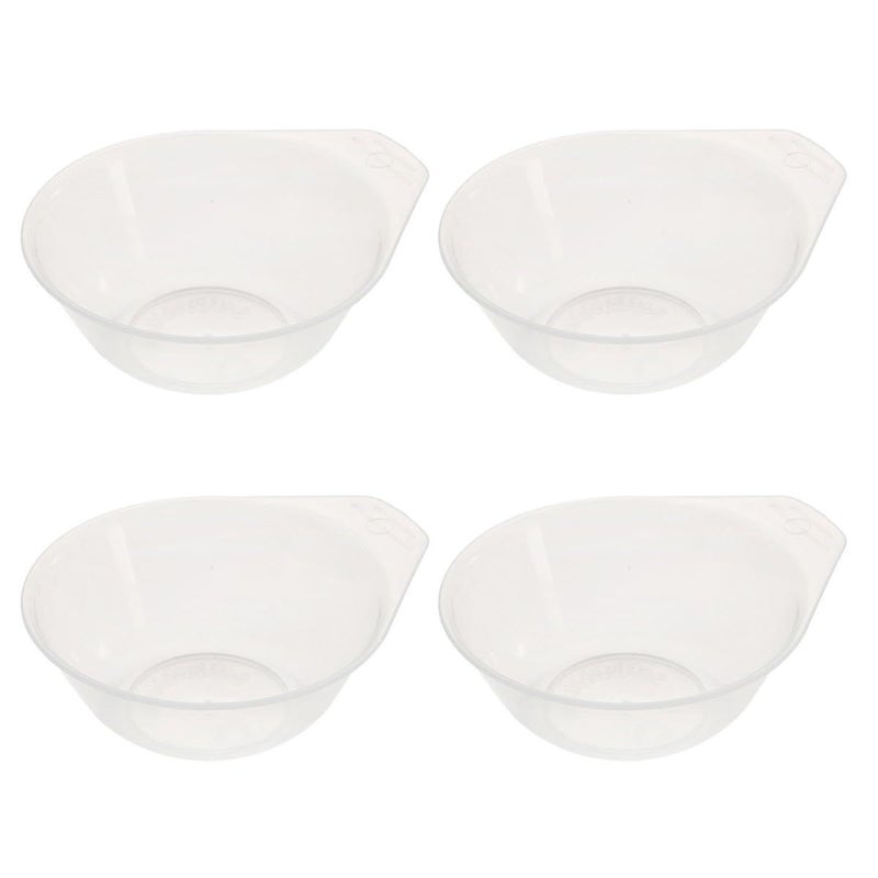 4 Pack Mini Plastic Camping Bowls Portable Lightweight Outdoor Tableware Set For Travel Picnic - Image 2