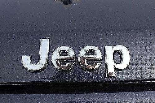Mopar 2005-2016 Jeep Wrangler Compass Liberty Chrome Emblem Nameplate Badge Mopar OEM - Image 1