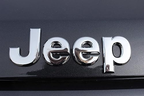 Mopar 2005-2016 Jeep Wrangler Compass Liberty Chrome Emblem Nameplate Badge Mopar OEM - Image 3
