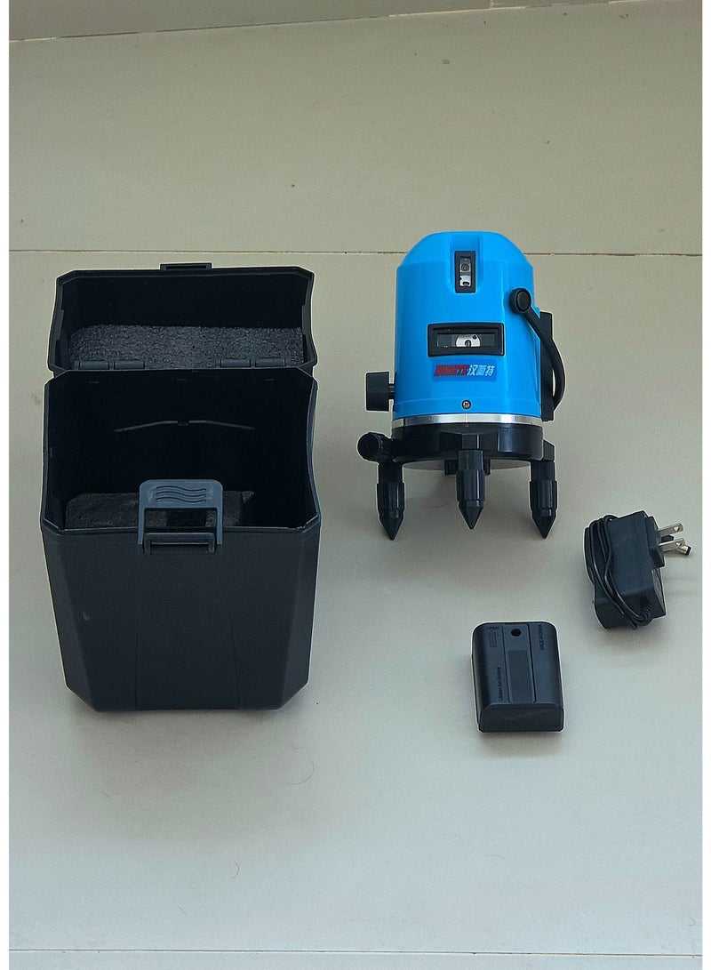 Self-Leveling Green Laser Level - 360 Degree Cross Line Tool for Wall Construction, Tiling, and Ceiling Leveling - Includes Battery & Charger - Image 5