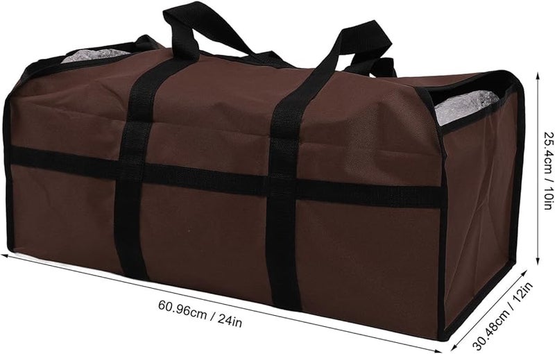 Large Portable Firewood Carrier Bag Sturdy Log Carrier for Camping Hiking Fireplaces - Image 3