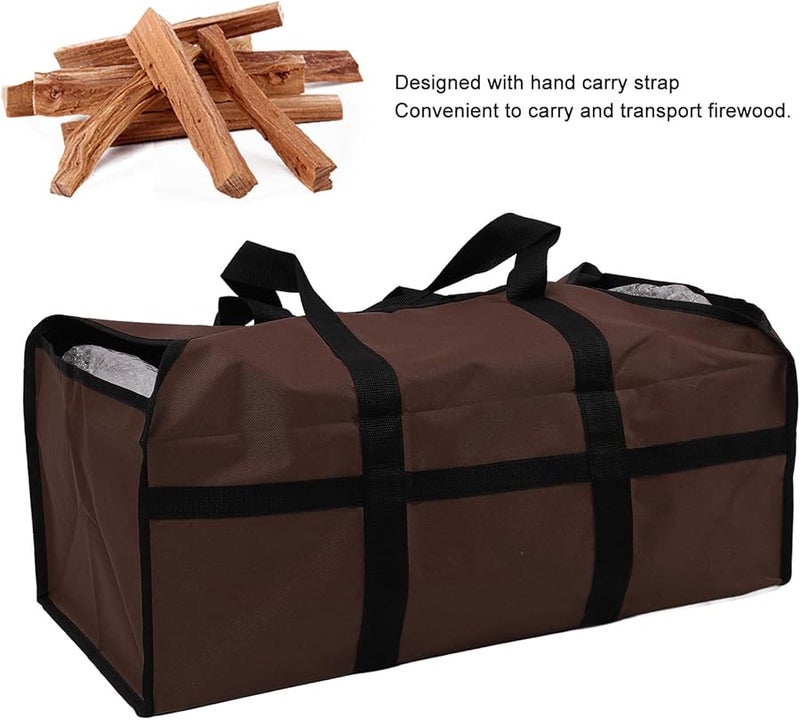 Large Portable Firewood Carrier Bag Sturdy Log Carrier for Camping Hiking Fireplaces - Image 5