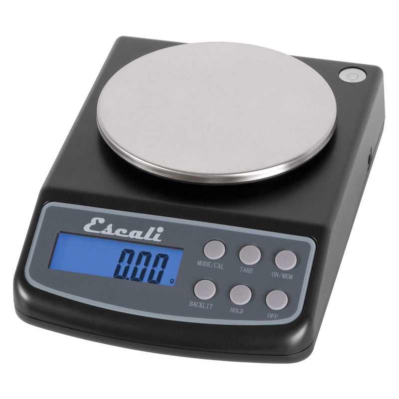 Escali Lab Weight Scale L Series, 8 x 5.75 x 2.5 in, Black - Image 1